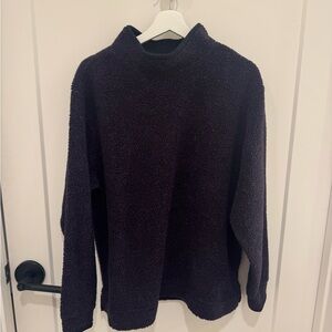 Cozy purple Fleece Pullover vintage size large